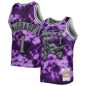 Raffinato Gorgeous Carino Tracy McGrady Toronto Raptors 1998/99 Galaxy Swingman Jersey Purple per i Fan Veri