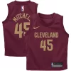 Raffinato Meraviglioso Carino Donovan Mitchell Cleveland Cavaliers Nike Toddler Swingman Player Jersey Icon Edition Wine per i Fan Veri