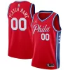 Raffinato Philadelphia 76ers Jordan Brand Swingman Custom Jersey Statement Edition Red per i Fan Veri