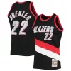Raffinato Stupendo Clyde Drexler Portland Trail Blazers 1991/92 Hardwood Classics NBA 75th Anniversary Diamond Swingman Jersey Black per i Fan Veri