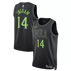 Resistente Brandon Ingram New Orleans Pelicans Nike Unisex 2023/24 Swingman Jersey Black City Edition  per i Fan Veri