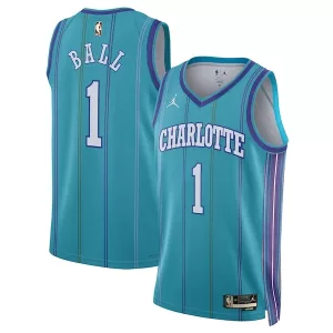 Resistente Duraturo LaMelo Ball Charlotte Hornets Jordan Brand Unisex 2023/24 Swingman Replica Jersey Classic Edition Teal per i Fan Veri