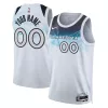 Resistente Fascinante Magnifico Minnesota Timberwolves Nike Unisex 2024/25 Custom Swingman Jersey City Edition White per i Fan Veri