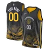 Resistente Gorgeous Carino Golden State Warriors Nike Unisex 2022/23 Swingman Custom Jersey City Edition Black per i Fan Veri