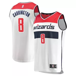 Meraviglioso Cool Carlton Carrington Washington Wizards Youth Fast Break Replica Player Jersey Association Edition White per i Fan Veri