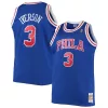 Resistente Meraviglioso Allen Iverson Philadelphia 76ers 1996/97 Big & Tall Hardwood Classics Swingman Jersey Royal/Black/Red/White per i Fan Veri