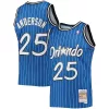 Resistente Ottimo Nick Anderson Orlando Magic 1994/95 Hardwood Classics Swingman Jersey Blue per i Fan Veri