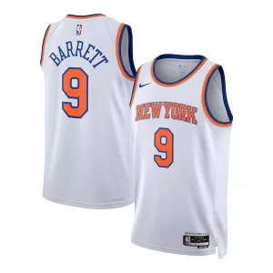 Resistente RJ Barrett New York Knicks Nike Unisex Swingman Jersey Association Edition White per i Fan Veri