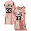 Resistente Scottie Pippen Chicago Bulls Women's 75th Anniversary Rose Gold 1997 Swingman Jersey Pink per i Fan Veri