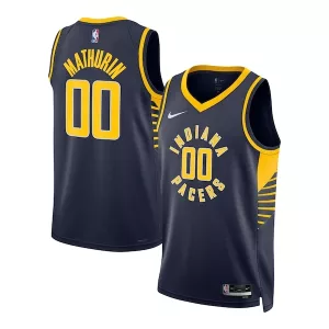 Robusto Bennedict Mathurin Indiana Pacers Nike Unisex Swingman Jersey Icon Edition Navy per i Fan Veri