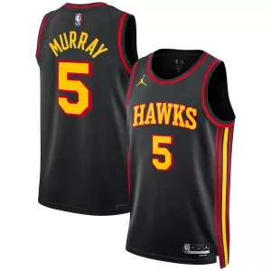 Robusto Fascinante Dejounte Murray Atlanta Hawks Jordan Brand Unisex Swingman Jersey Statement Edition Black per i Fan Veri