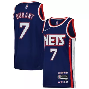 Robusto Kevin Durant Brooklyn Nets Nike Swingman Player Jersey City Edition Blue/Gray per i Fan Veri