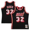 Robusto Ottimo Sofisticato Harold Miner Miami Heat 1992/93 Hardwood Classics Swingman Throwback Jersey Black per i Fan Veri