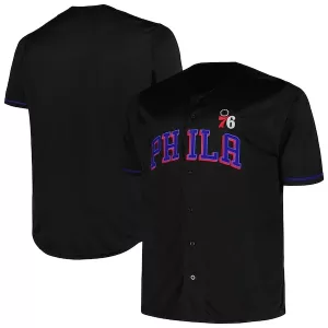Robusto Stupendo Philadelphia 76ers Profile Big & Tall Pop Jersey Black per i Fan Veri