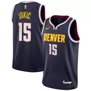 Robusto Versatile Elegante Nikola Jokic Denver Nuggets Nike Youth Swingman Jersey Icon Edition Navy per i Fan Veri