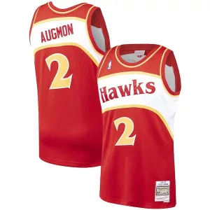 Robusto Versatile Stacey Augmon Atlanta Hawks 1991/92 Hardwood Classics Swingman Jersey Red per i Fan Veri