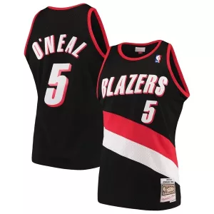 Sofisticato Bellissimo Delizioso Jermaine O'Neal Portland Trail Blazers 1999/00 Hardwood Classics Swingman Jersey Black per i Fan Veri