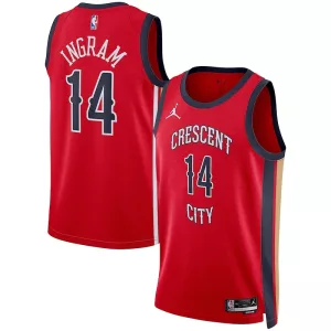 Accattivante Resistente Eccezionale Brandon Ingram New Orleans Pelicans Jordan Brand Unisex Swingman Jersey Statement Edition Red per i Fan Veri