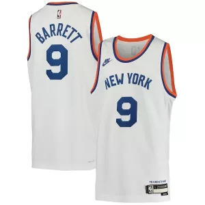 Sofisticato Classico RJ Barrett New York Knicks Nike Youth 2021/22 Swingman Player Jersey Classic Edition White per i Fan Veri