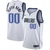 Sofisticato Moderno Dallas Mavericks Nike 2020/21 Swingman Custom Jersey Association Edition White per i Fan Veri