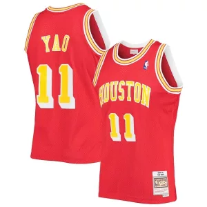 Sofisticato Ottimo Duraturo Yao Ming Houston Rockets 2004/05 Hardwood Classics Swingman Jersey Red per i Fan Veri