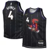 Sofisticato Scottie Barnes Toronto Raptors Nike Youth 2024/25 Swingman Player Jersey City Edition Black per i Fan Veri