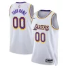 Sofisticato Trendy Los Angeles Lakers Nike Unisex Swingman Custom Jersey White Association Edition per i Fan Veri