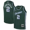 Splendido Cade Cunningham Detroit Pistons Nike Youth 2022/23 Swingman Jersey City Edition Green per i Fan Veri