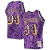 Splendido Delizioso Meraviglioso Shaquille O'Neal Los Angeles Lakers Hardwood Classics 1996/97 Lunar New Year Swingman Jersey Purple per i Fan Veri