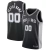 Splendido Magnifico Bellissimo San Antonio Spurs Nike Swingman Custom Jersey Black Icon Edition per i Fan Veri
