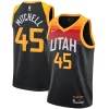 Splendido Pratico Donovan Mitchell Utah Jazz Nike 2021/22 Swingman Player Jersey Black City Edition per i Fan Veri
