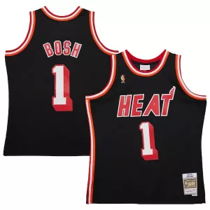 Stupendo Accattivante Gorgeous Chris Bosh Miami Heat 2013/14 Hardwood Classics Swingman Jersey Black per i Fan Veri