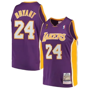 Stupendo Bellissimo Moderno Kobe Bryant Los Angeles Lakers 2008/09 Hardwood Classics Authentic Jersey Purple per i Fan Veri