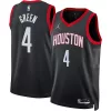 Stupendo Prestigioso Accattivante Jalen Green Houston Rockets Jordan Brand Unisex Swingman Jersey Statement Edition Black per i Fan Veri