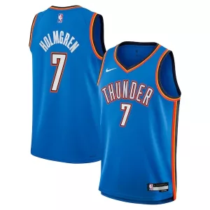 Trendy Chet Holmgren Oklahoma City Thunder Nike Youth Swingman Jersey Icon Edition Blue per i Fan Veri