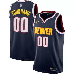 Trendy Denver Nuggets Nike 2022/23 Swingman Custom Jersey Icon Edition Navy per i Fan Veri