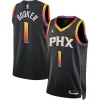 Trendy Devin Booker Phoenix Suns Jordan Brand Unisex Swingman Jersey Statement Edition Black per i Fan Veri
