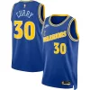 Trendy Stephen Curry Golden State Warriors Nike Swingman Jersey Classic Edition Blue per i Fan Veri