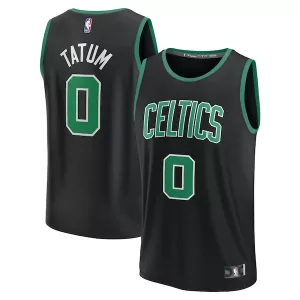 Ottimo Duraturo Elegante Jayson Tatum Boston Celtics Fast Break Replica Player Jersey Statement Edition Black per i Fan Veri