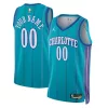 Versatile Bellissimo Classico Charlotte Hornets Jordan Brand Unisex 2023/24 Custom Swingman Jersey Classic Edition Teal per i Fan Veri