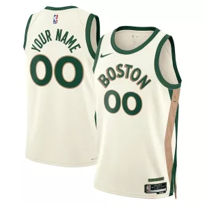Versatile Boston Celtics Nike Unisex 2023/24 Custom Swingman Jersey White City Edition per i Fan Veri
