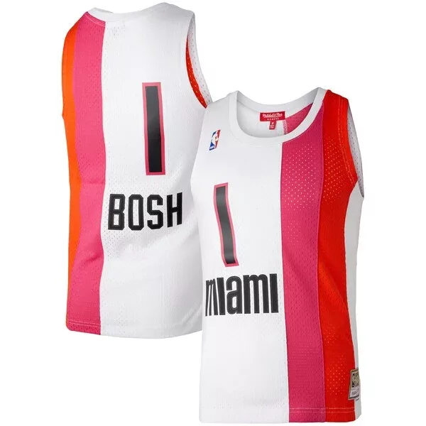 Versatile Carino Chris Bosh Miami Heat Women's Hardwood Classics 2011/12 Swingman Jersey White per i Fan Veri