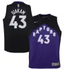 Versatile Pascal Siakam Toronto Raptors Nike Youth 2020/21 Swingman Player Jersey Black/Purple Earned Edition per i Fan Veri