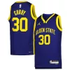 Versatile Prestigioso Stephen Curry Golden State Warriors Jordan Brand Youth Swingman Jersey Statement Edition Blue per i Fan Veri