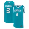 Versatile Robusto Men's Terry Rozier Teal Charlotte Hornets Player Jersey per i Fan Veri
