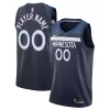 Versatile Stupendo Minnesota Timberwolves Nike Swingman Custom Jersey Navy Icon Edition per i Fan Veri