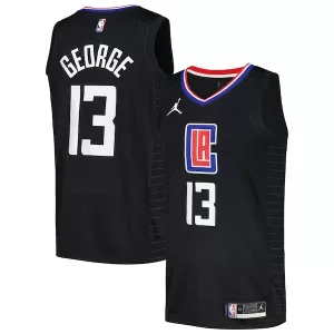 Accattivante Delizioso Lussuoso Paul George LA Clippers Jordan Brand Nike Swingman Player Jersey Statement Edition Black per i Fan Veri