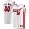 Accattivante Magnifico Miami Heat Youth Fast Break Custom Replica Jersey Association Edition White per i Fan Veri