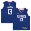 Accattivante Paul George LA Clippers Preschool Nike 2020/21 Fast Break Replica Jersey Royal Icon Edition per i Fan Veri