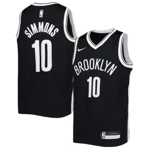 Accattivante Prestigioso Ben Simmons Brooklyn Nets Nike Youth Swingman Jersey Icon Edition Black per i Fan Veri